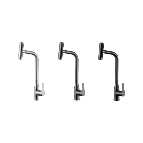 SPSM191 Pull Out Rainfall Spray Head Sensor Sink Mixer